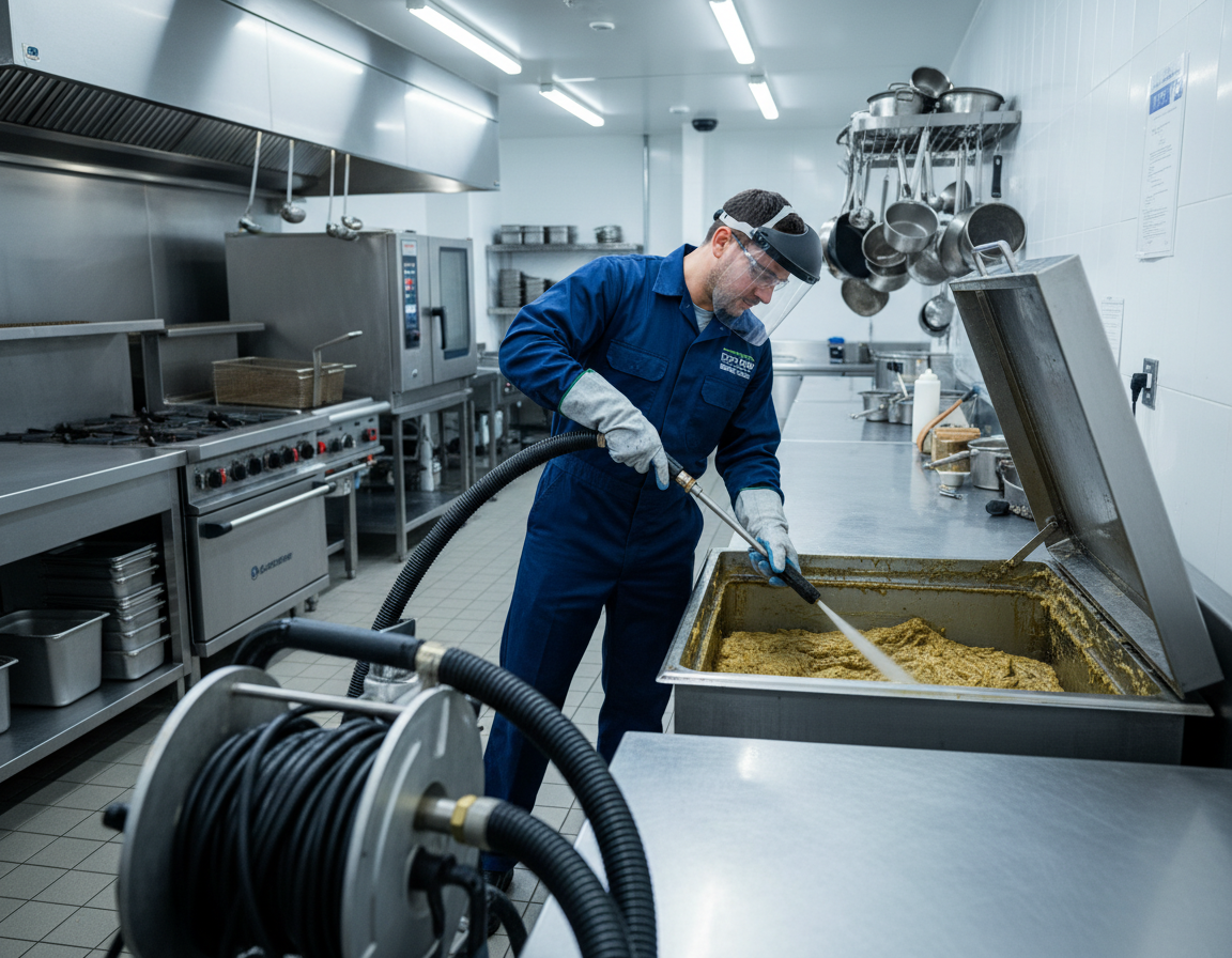Why Commercial Kitchens Rely on Grease Trap Cleaning in Burbank