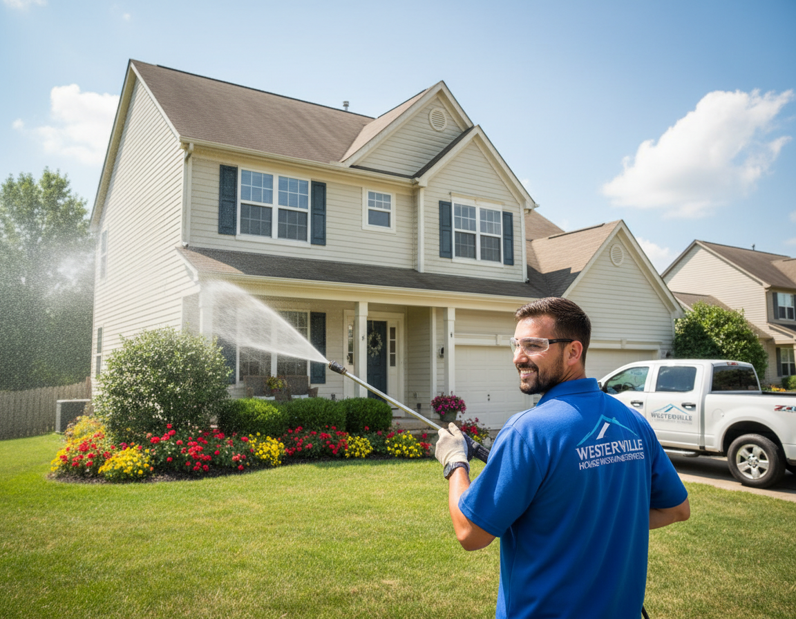 Pressure Washing In Upper Arlington For A Cleaner Healthier Property
