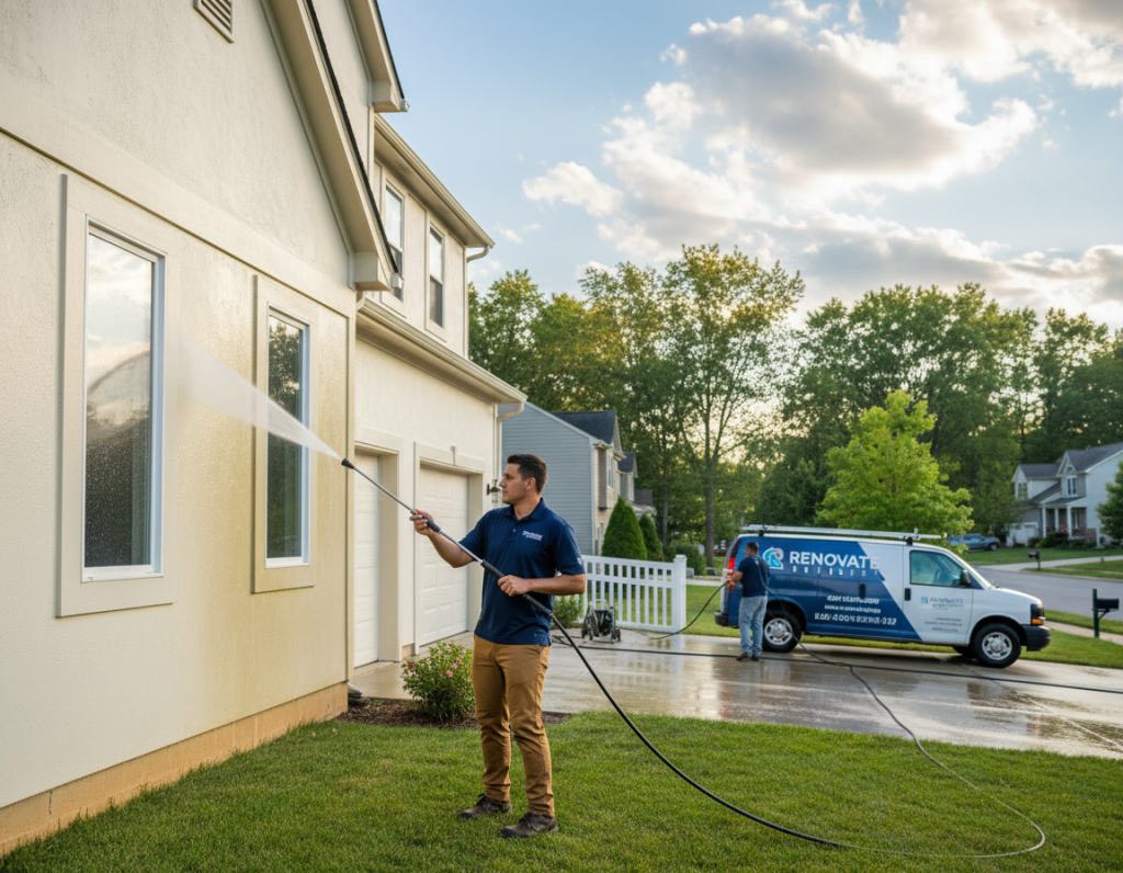 Exterior Soft Washing for Delicate Surfaces in Hilliard Oh